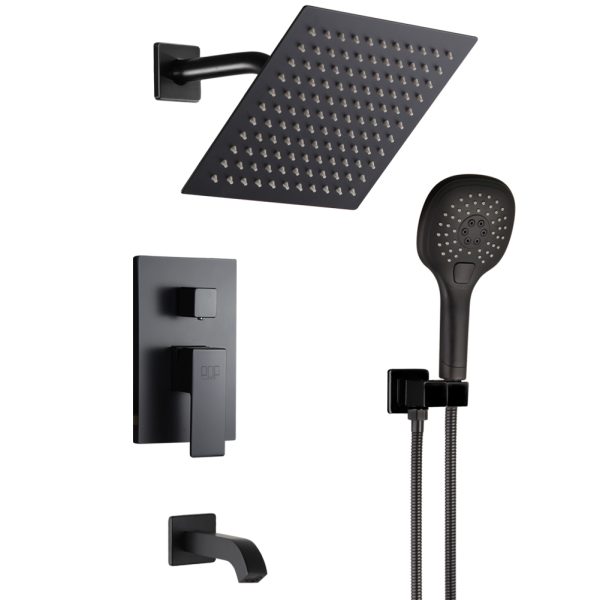 Tub Shower Faucet Set with Handheld Shower Head