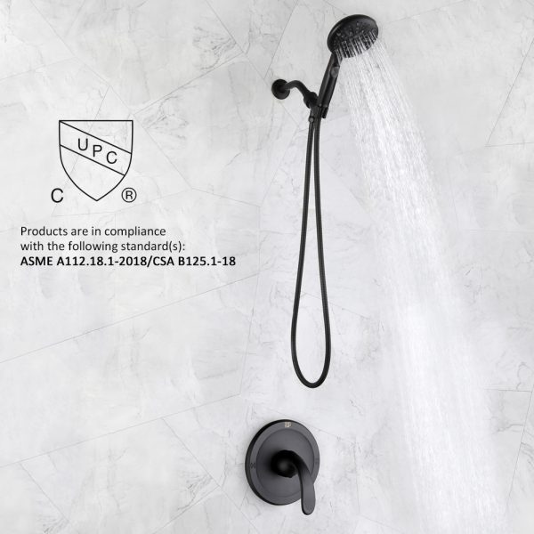 Shower Faucet Set with Pressure Balance Valve Body
