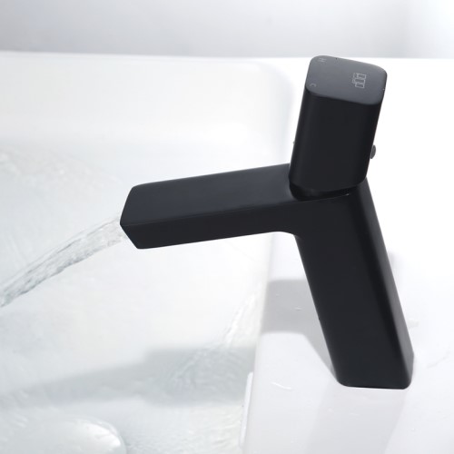 Single Handle Waterfall Bathroom Sink Faucet